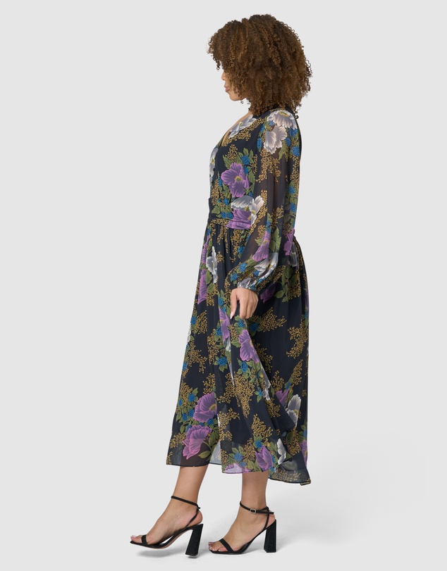 Pink Dusk by Curve Project - Higher Love Midi Dress
