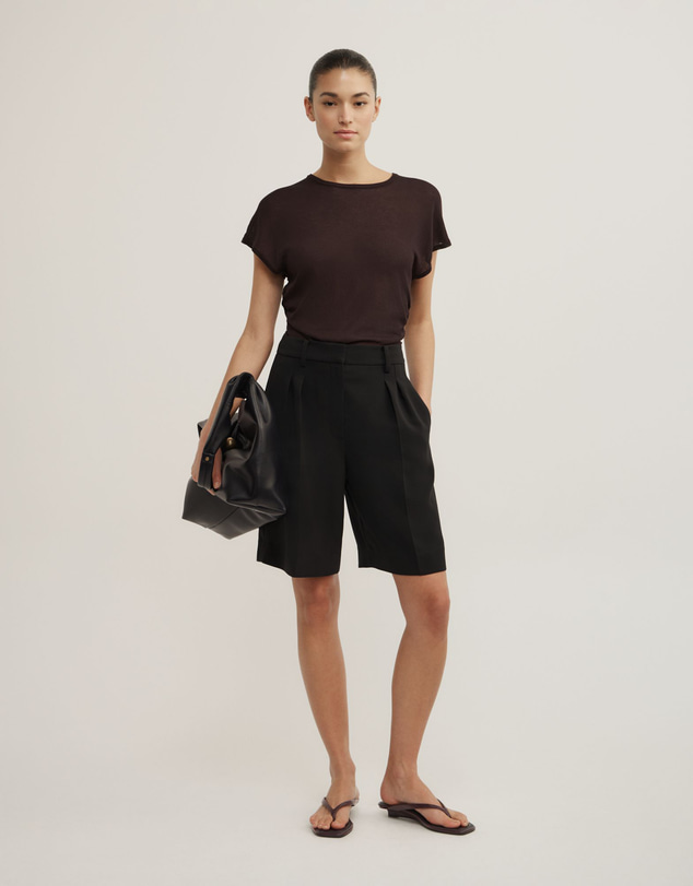 Witchery - Wide Shoulder Knit T-shirt