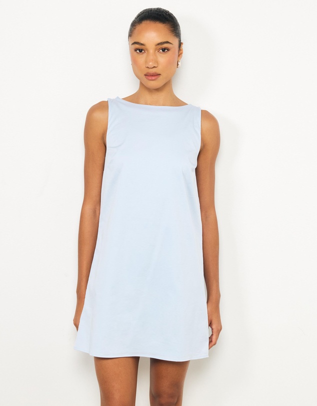 AERE - Vaila Cotton Mini Shift Dress