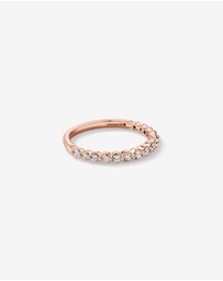 Michael Hill - Wedding Ring with 0.34 Carat TW of Diamonds in 14kt Rose Gold