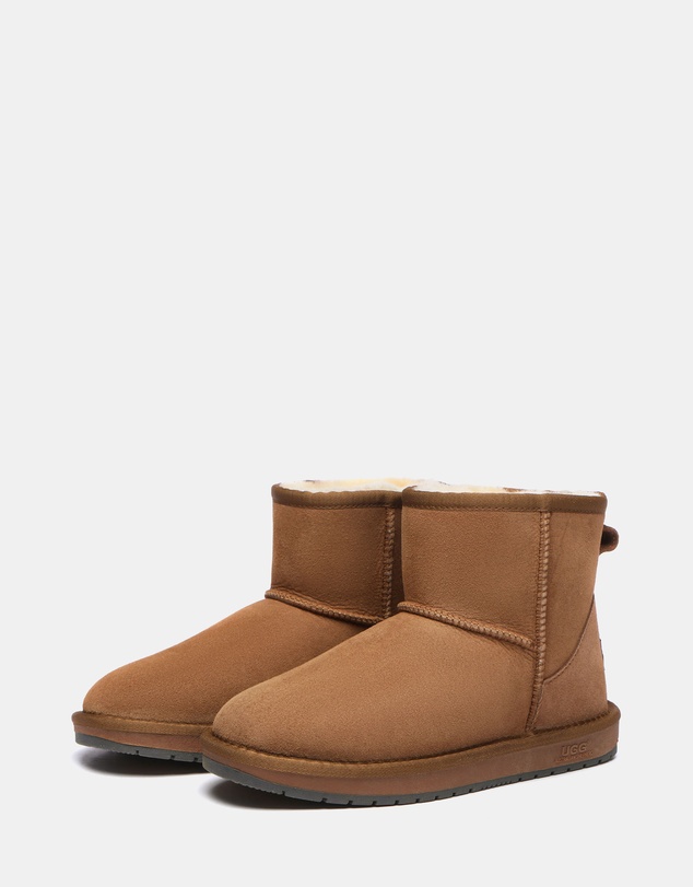 EVERAU - Australian Shepherd Ugg Mini Classic Sheepskin Upper UGG Boots
