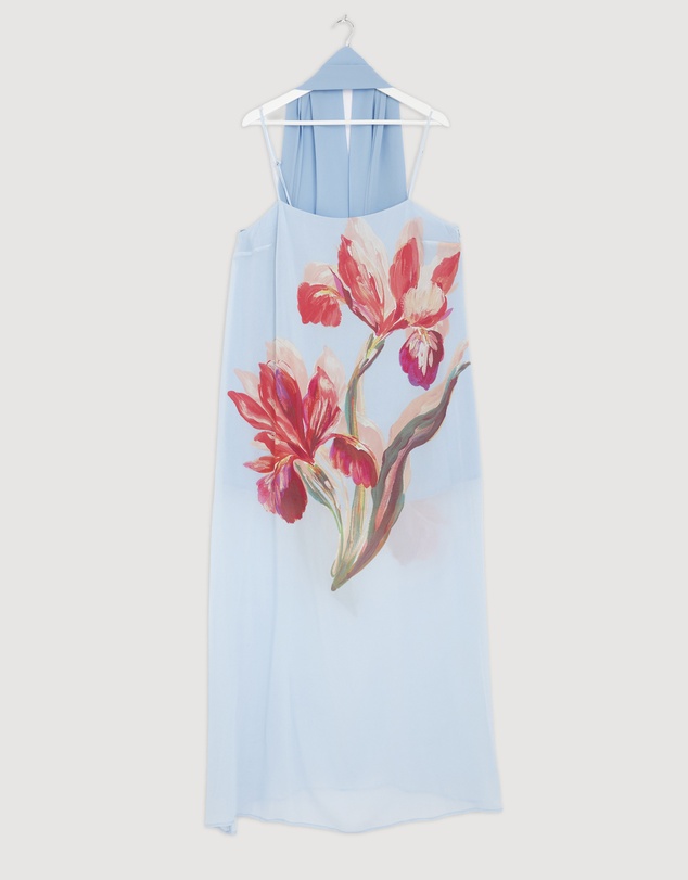 Revibe - Repaired AERE Rosalee Scarf Maxi Dress - AU 14