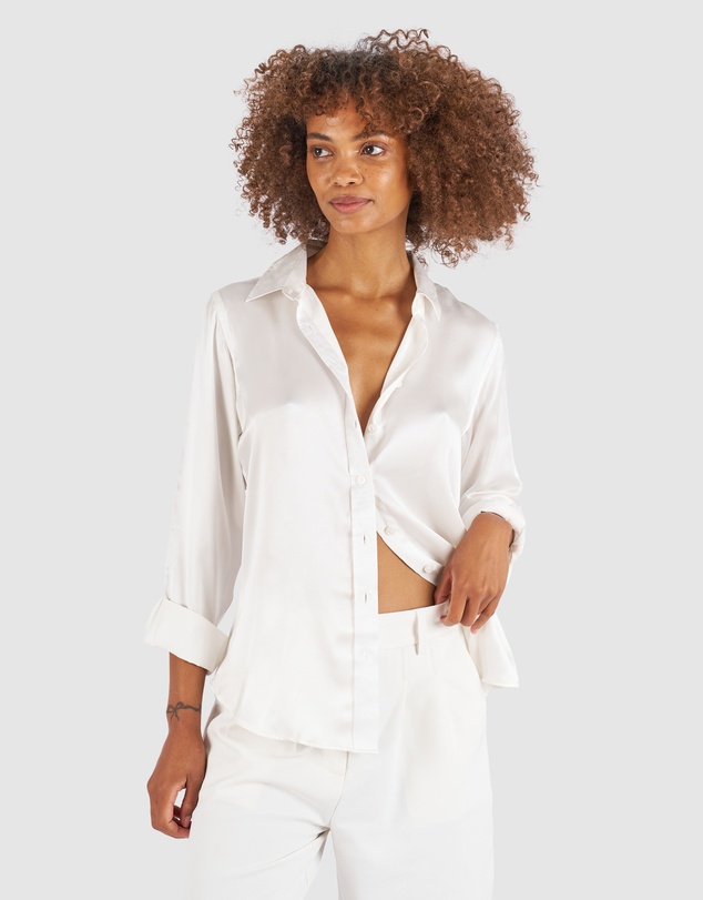 CAMIXA - Satin Silk Shirt