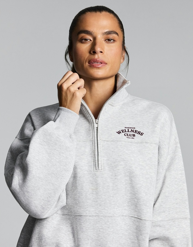 Rockwear - Cosy Fleece Longline 1/2 Zip