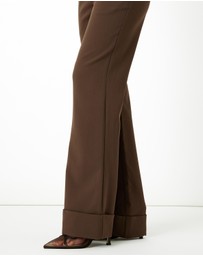 Dazie - Friday Night Fold Up Hem Tailored Pants