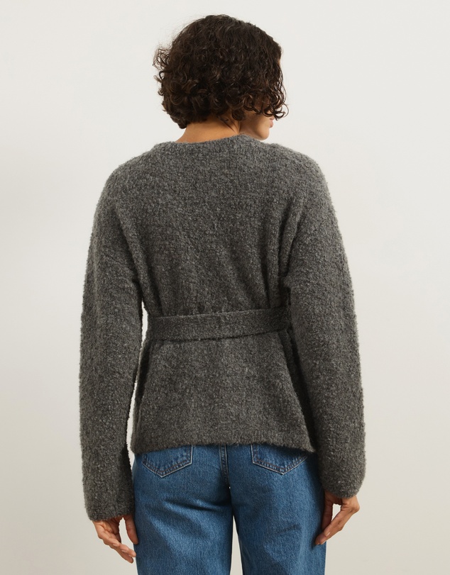 Atmos&Here - Jovie Boucle Knit Cardigan