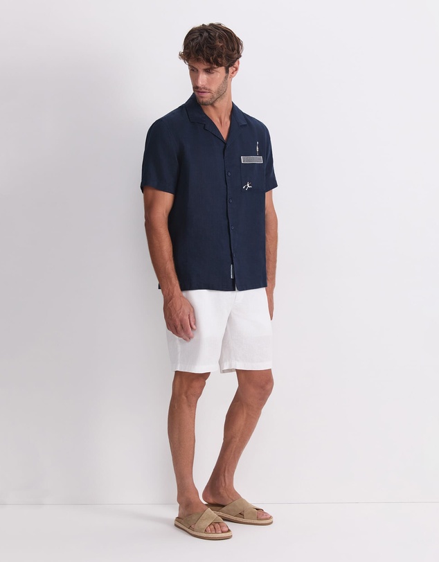 Sportscraft - Club Short Sleeve Linen Shirt