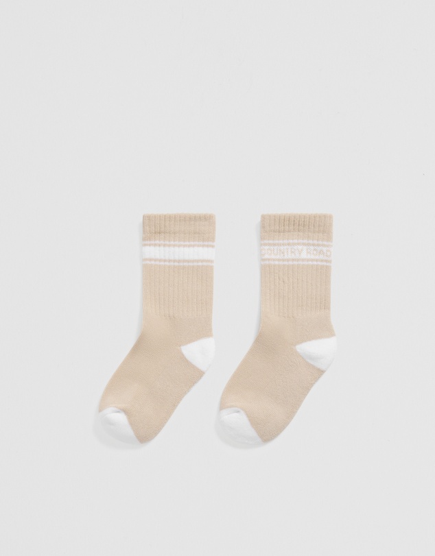Country Road - Organically Grown Cotton Blend Cr Sport Crew Sock