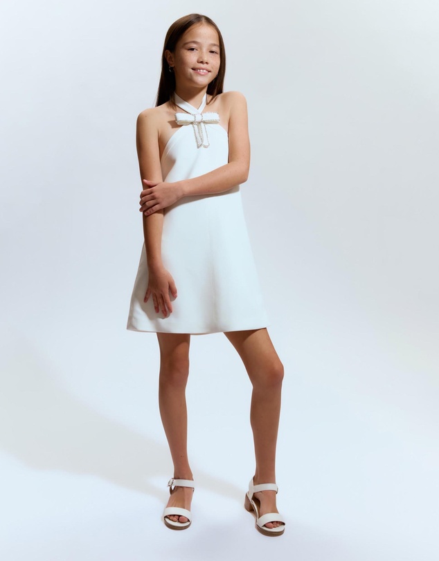 Bardot Junior - Tiffany Diamante Mini Dress - Kids-Teens