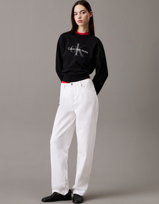 Calvin Klein Jeans - Monologo French Terry Relaxed Sweatshirt