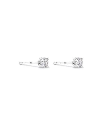 Michael Hill - 0.25 Carat TW Diamond Solitaire Stud Earrings in 18kt White Gold