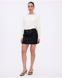 Minima Esenciales - Wren Belted Mini Skirt