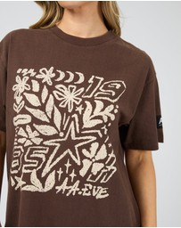 All About Eve - Centered Relaxed Tee Brown