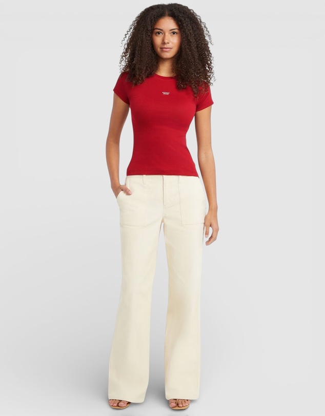 GUESS - GUESS JEANS Slim Short Sleeve Top