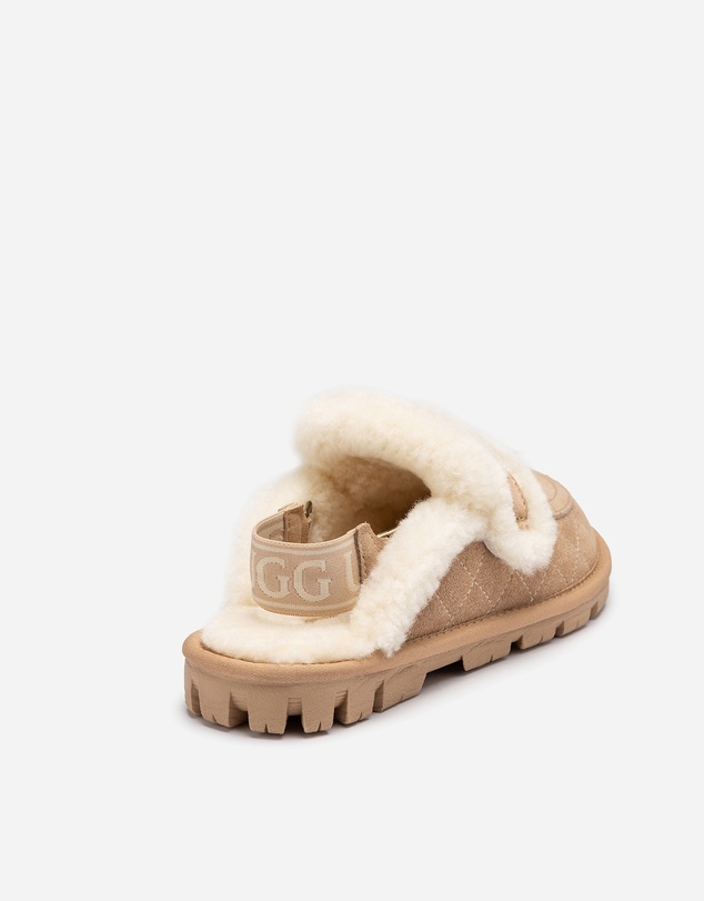 Ozwear Connection Uggs - UGG Violet Matelassé Shearling Slipper (Elastic Logo, Detachable Feature)