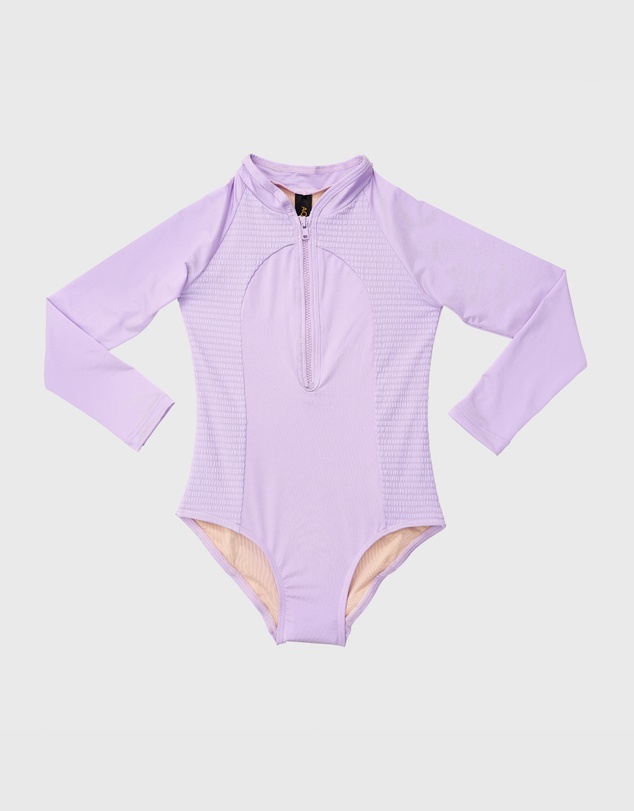 Aqua Blu Kids - Stepping Stones Long Sleeve One Piece - Kids