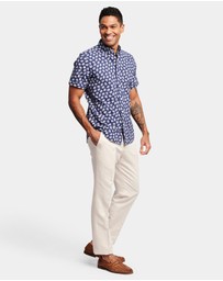 Brooksfield - Leaf Print Casual Shirt