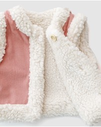 WITH LOVE FOR KIDS - Snowy Cord Vest - Babies - Kids
