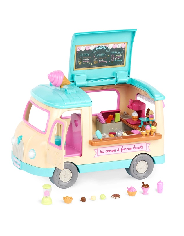 Lil Woodzeez - Scoops Ice Cream Truck Truck Playset