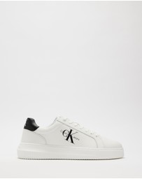 Calvin Klein - Chunky Cupsole Mono Leather Sneakers - Men's
