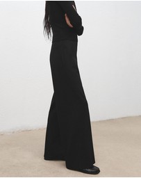 M.N.G - Straight-Fit Trousers With Elastic Waist