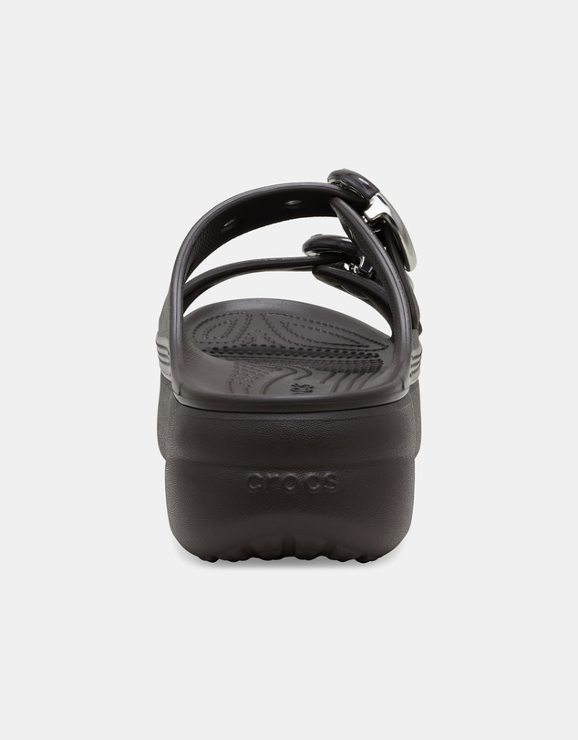 Crocs - Sat Platform Dipped Buckle Sandals - Women's