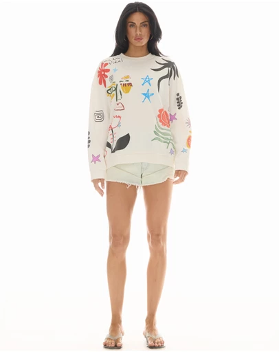 THE TALES - Illustrated Postcards Sweater