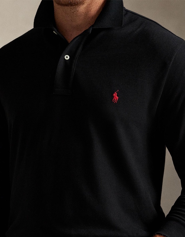 Polo Ralph Lauren - Big & Tall - Mesh Long-Sleeve Polo Shirt - ICONIC EXCLUSIVE