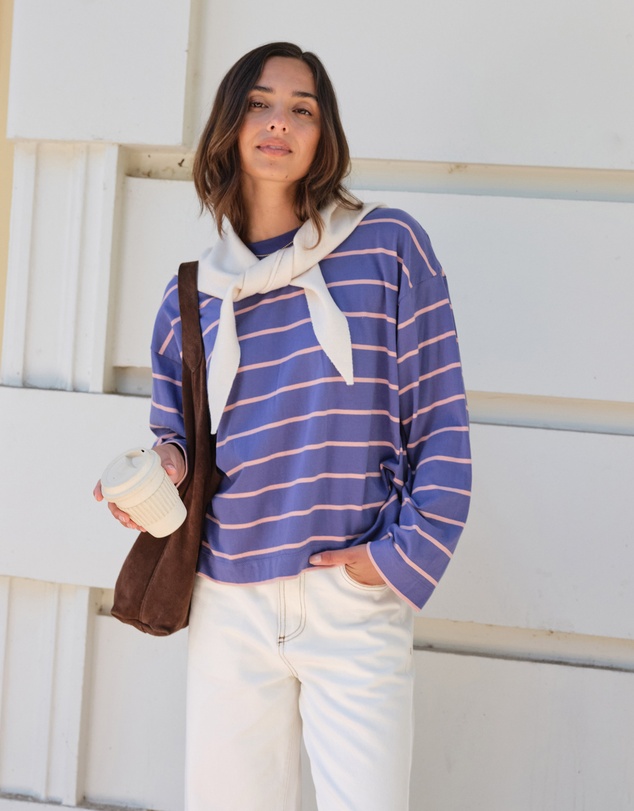 Ceres Life - Beau Long Sleeve Slouchy Tee