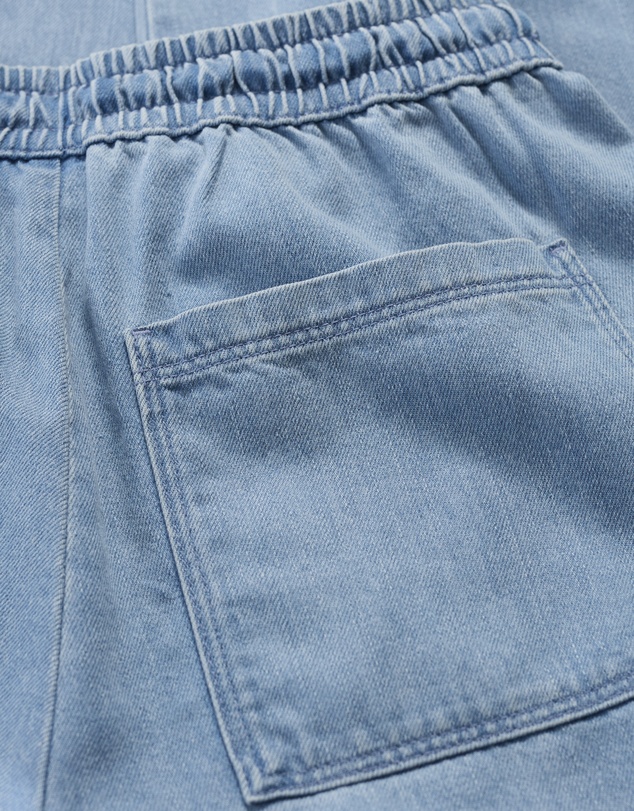 Seasalt - Seasalt Cornwall Blue Sholl Denim-Linen Joggers