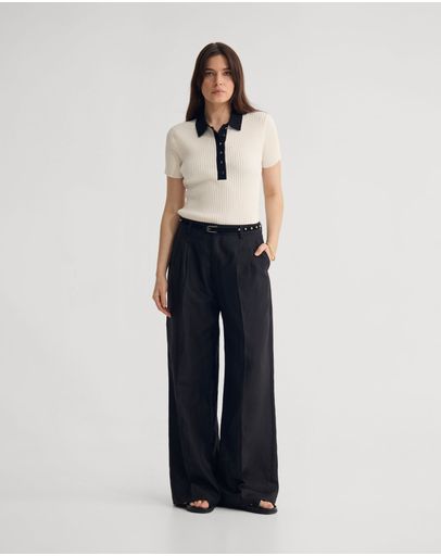 Ecru/Black
