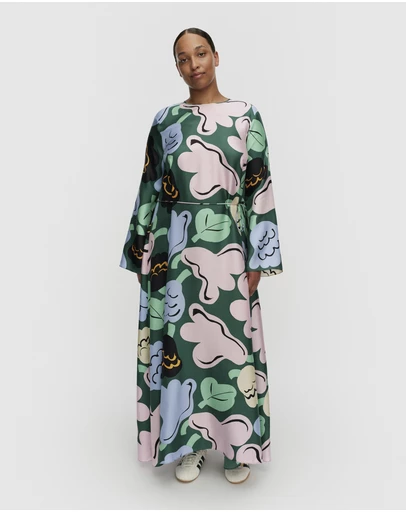 Marimekko - Kaunista Kukasta Kukkaan Silk dress