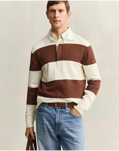 Gant - Barstriped Cotton Polo