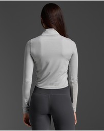 2XU - Flex Crop 1/2 Zip Long Sleeve Top
