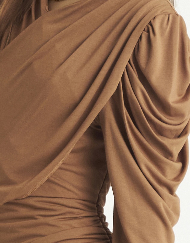 Zerafima - Jersey Gathered Dress