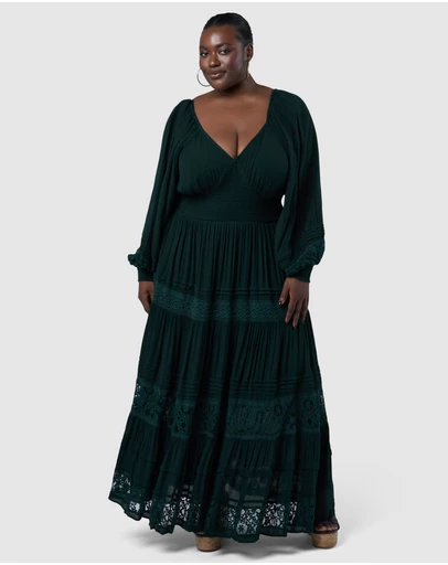 The Poetic Gypsy - Sunset Shadows Maxi Dress