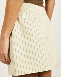 Lover - Orion Pinstripe Mini Skirt
