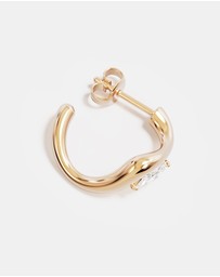 By Charlotte - Crystal Wings Hoops