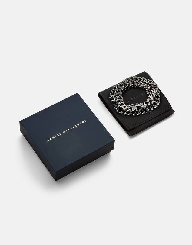 Daniel Wellington - Ellipse Cuban Chain Necklace Graphite