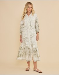 Amelius - Eden Collared Midi Dress