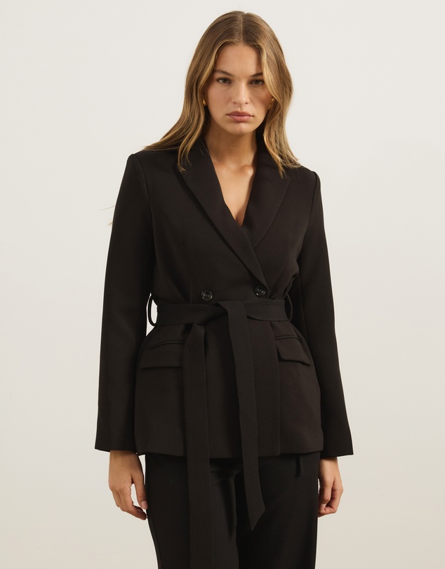 Atmos&Here - Odelia Tie Waist Blazer