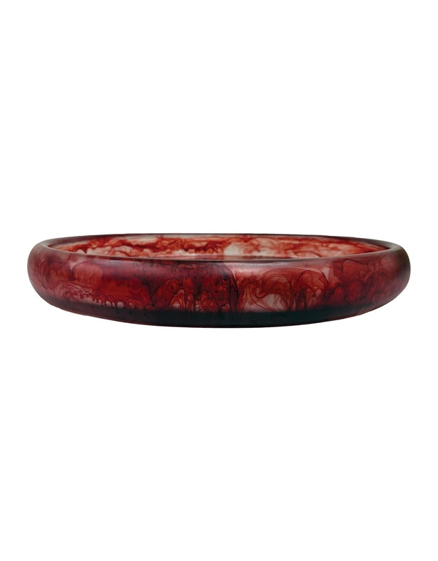 Urban Attitude - Urban Attitude MIA Extra Large Bowl Height 6cm, Width 37cm, Length 49cm - Berry Red