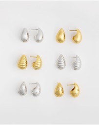 Wanderlust + Co - Teardrop Classic 20mm Stud Earrings