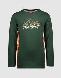 TYGO&vito - Long Sleeve Contrast Tape Tee - Kids-Teens