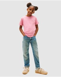 Tommy Hilfiger - Unisex Logo Crew Neck T-Shirt - Kids