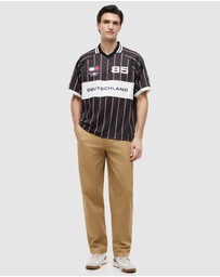 Tommy Hilfiger - Geometric Flag Print SS Rugby Shirt