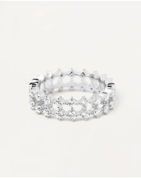 PDPAOLA - Slim Dumbo Silver Ring