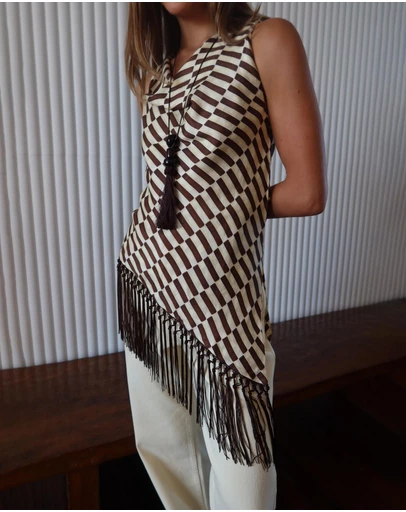 MON RENN - Imprint Top