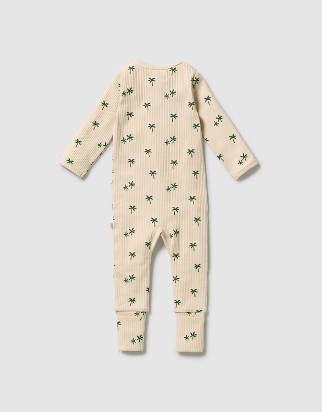 Wilson & Frenchy - Organic Zipsuit With Feet - Babies