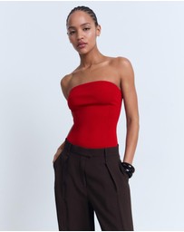 M.N.G - Gyal Strapless Fitted Top